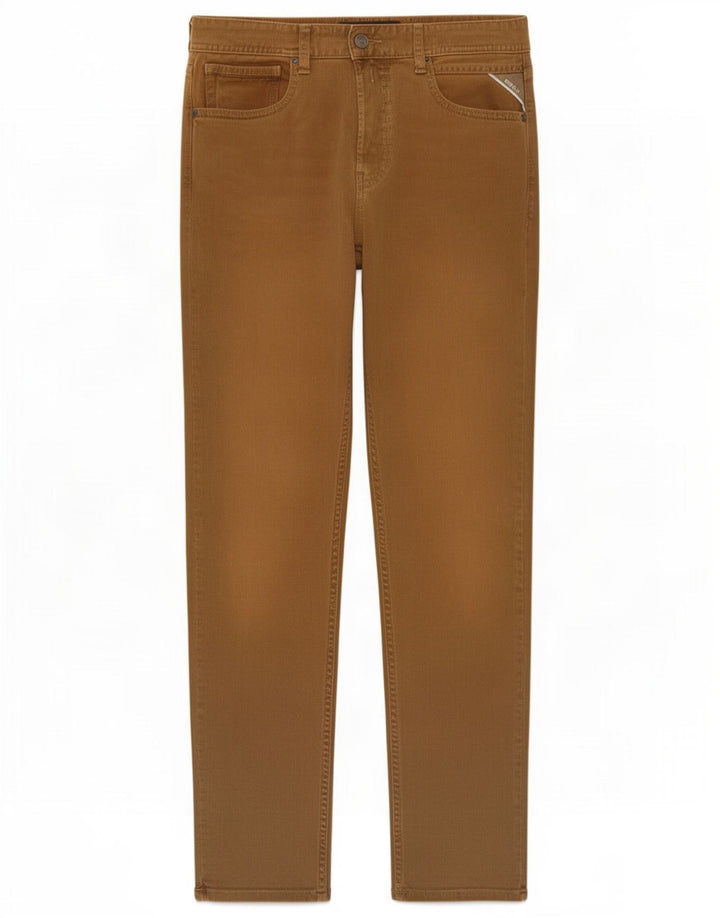 Replay Herren Slim Jeans W30 L30 Braune Baumwolle