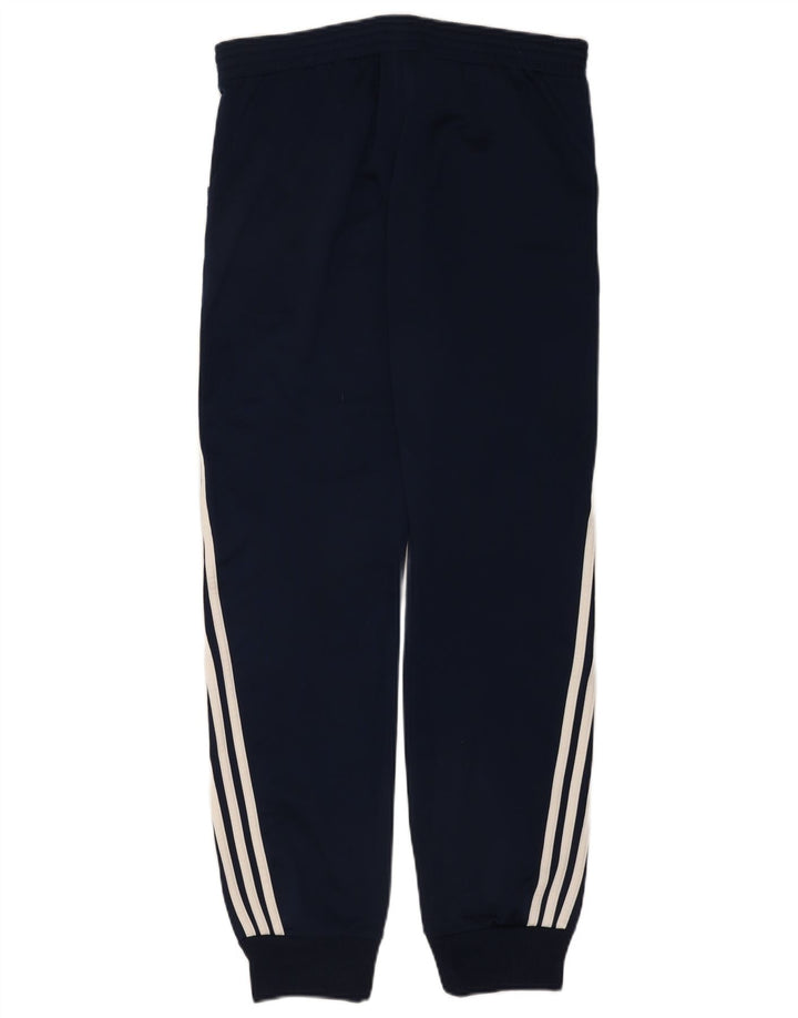Adidas Damen Trainingshose Jogger UK 12 Medium Marineblau Polyester