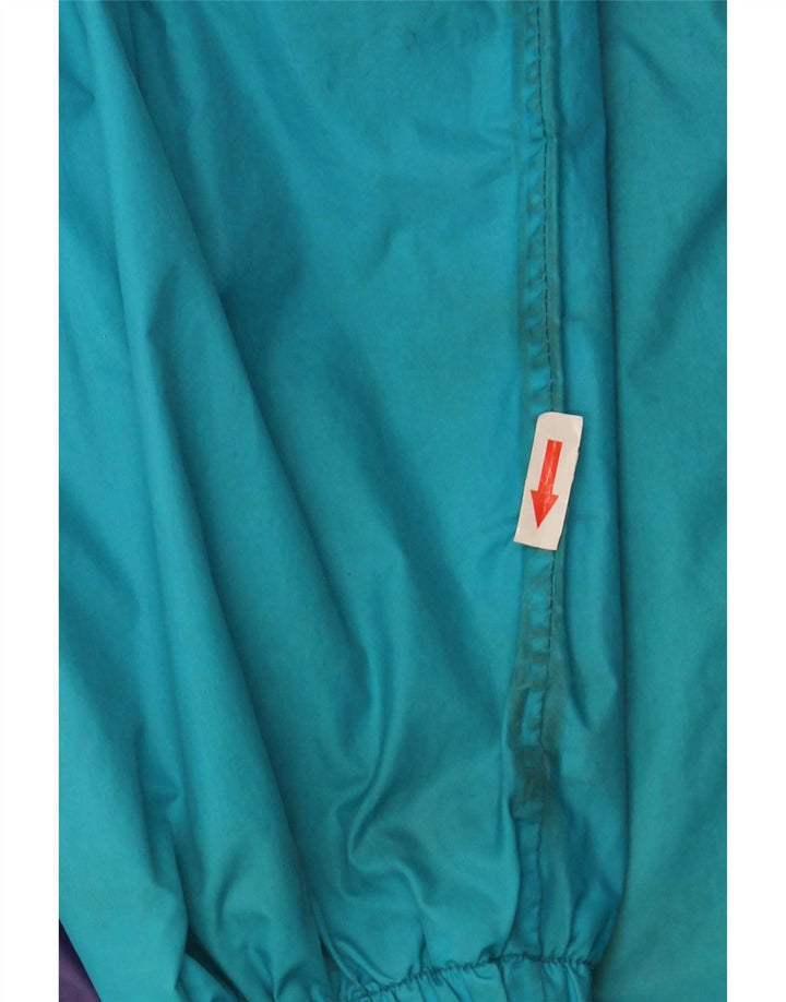 Shamp Herren-Regenjacke mit Kapuze, EU 48/50, mittelgroß, mehrfarbig, Farbblock