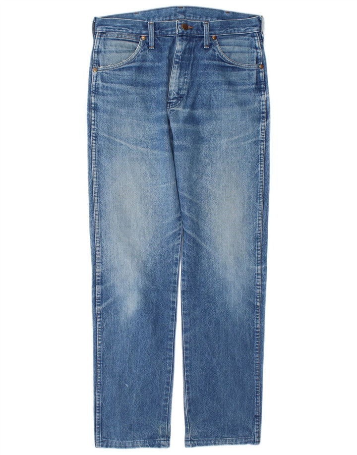 Wrangler Herren Straight Jeans W32 L31 Blaue Baumwolle