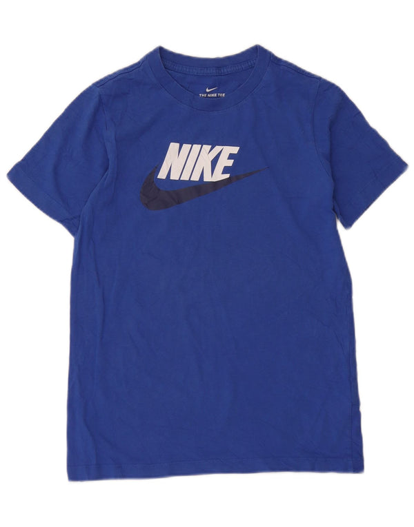 Nike T-Shirt mit Grafik für Jungen, 12–13 Jahre, Größe L, aus blauer Baumwolle