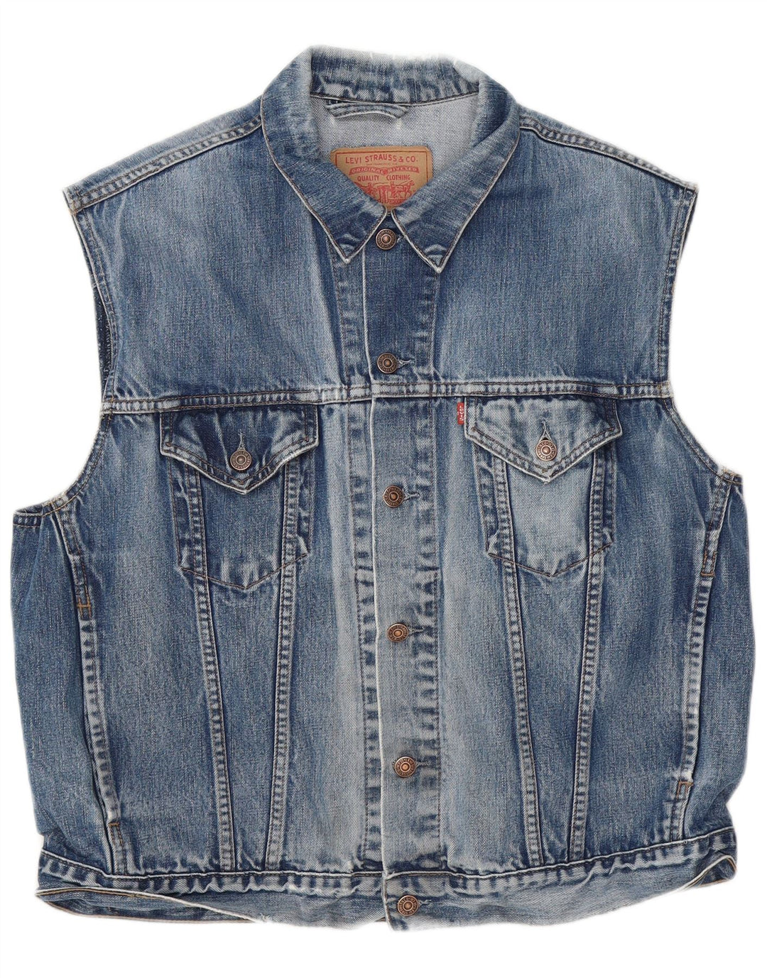 Levi's Herren Jeansweste UK 42 XL Blau