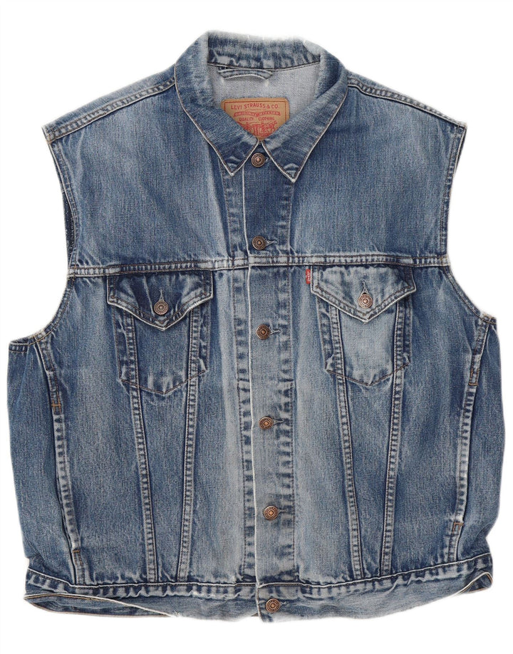Levi's Herren Jeansweste UK 42 XL Blau