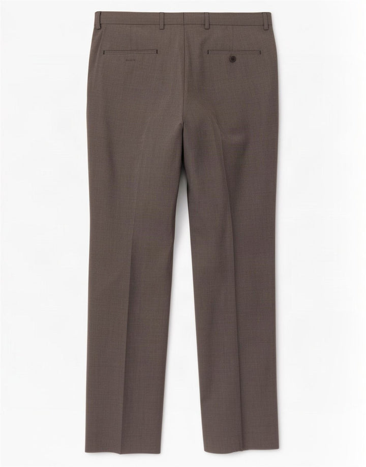 Marks & Spencer Herren-Freizeithose mit maßgeschneiderter Passform, W34, L33, graues Polyester