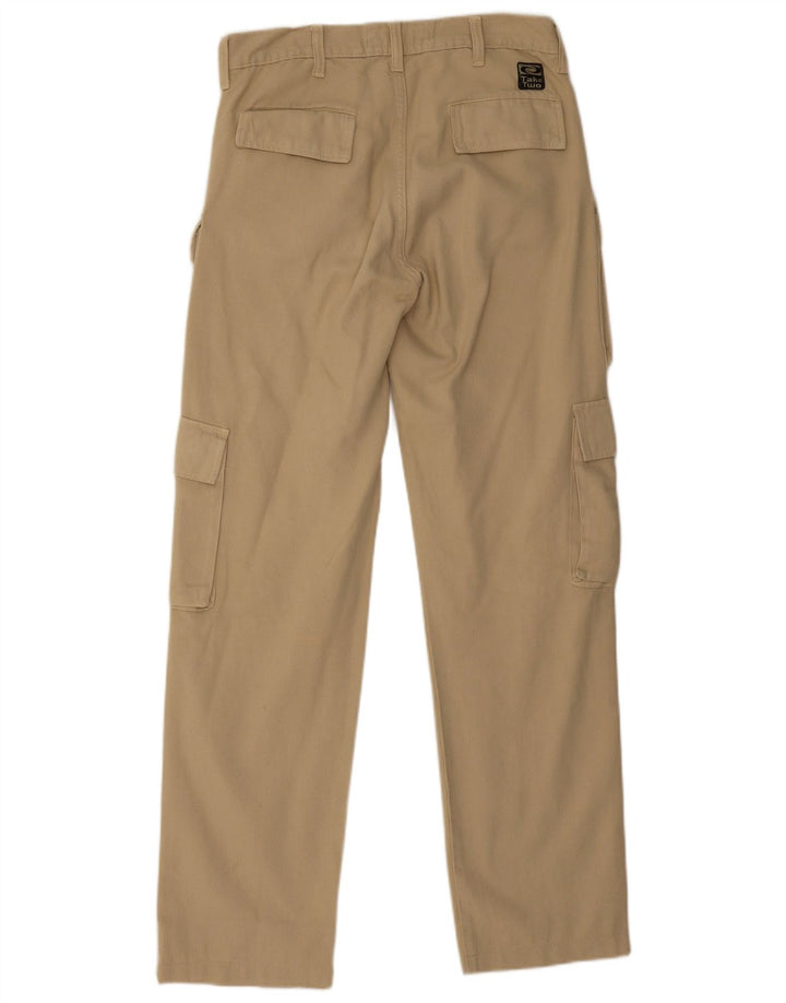 Take Two Herren-Cargohose, gerade, W32, L31, Beige, Baumwolle