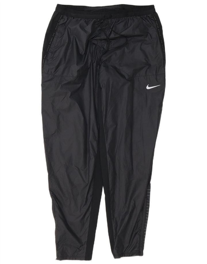Nike Storm-Fit-Trainingshose für Herren, groß, schwarzes Farbblock-Polyester