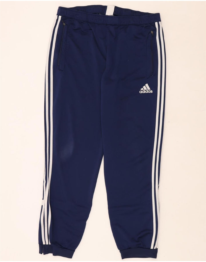 ADIDAS Herren-Trainingshose, Jogginghose, XL, Marineblau, Polyester