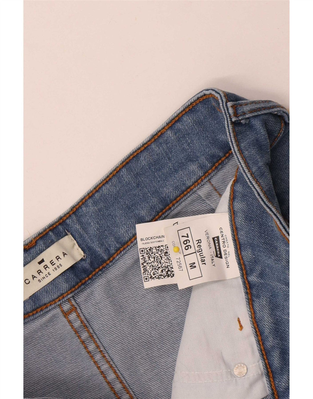 Carrera Damen Jeansrock Medium W30 Blaue Baumwolle