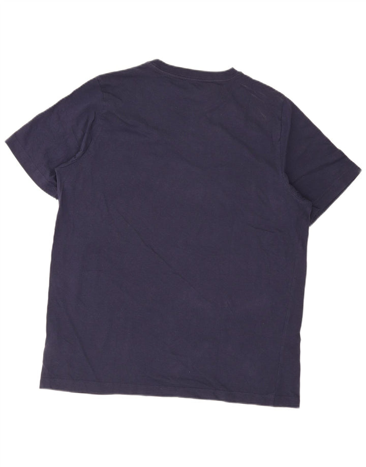 Puma Herren-T-Shirt mit Grafik, groß, marineblau, Baumwolle