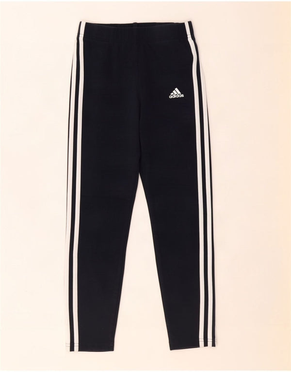 Adidas Leggings für Jungen, 11–12 Jahre, marineblaue Baumwolle