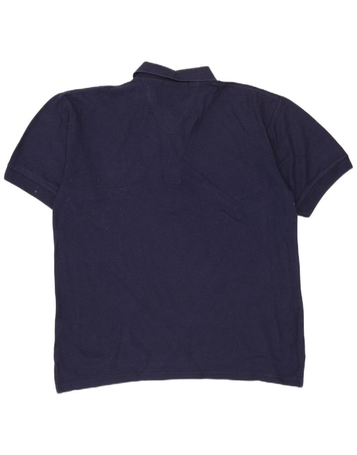 Fila Herren-Poloshirt aus mittlerer marineblauer Baumwolle