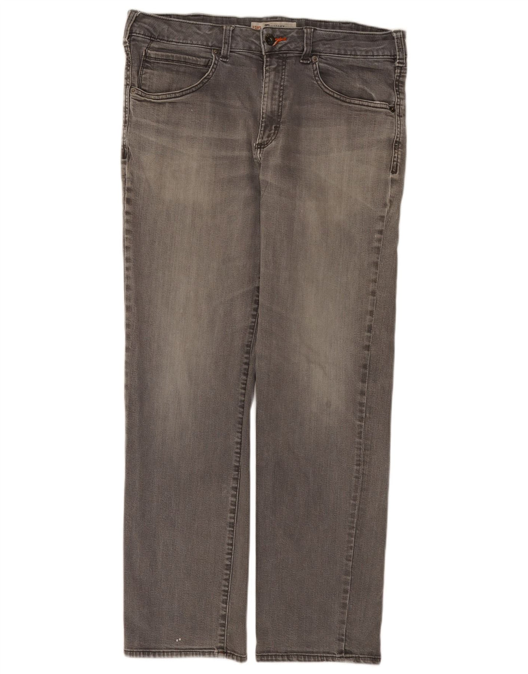 Lee Herren Modern Series Straight Jeans W36 L32 Graue Baumwolle