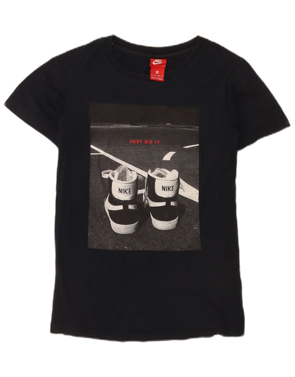 Nike Herren-T-Shirt mit Grafik, XS, Marineblau, Baumwolle