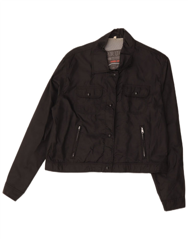 Brugi Damen Utility-Jacke IT 48 XL Schwarz