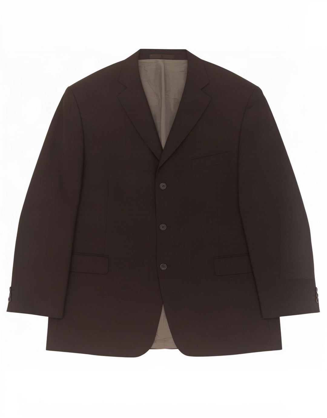 Marks & Spencer Herren-Blazer mit 3 Knöpfen, UK 48, 2XL, Schwarz, Polyester