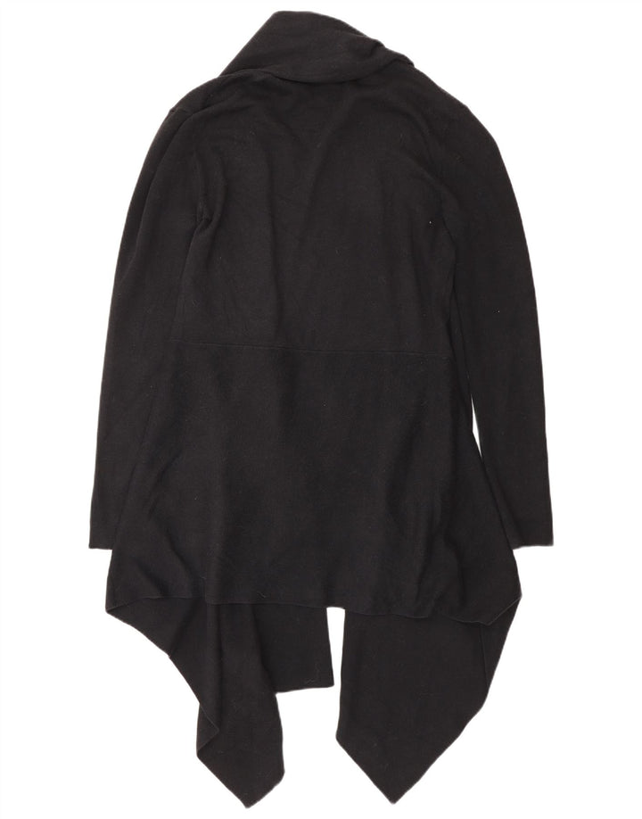 Phase Eight Damen Longline Open Cardigan Pullover UK 14 Mittelschwarze Baumwolle