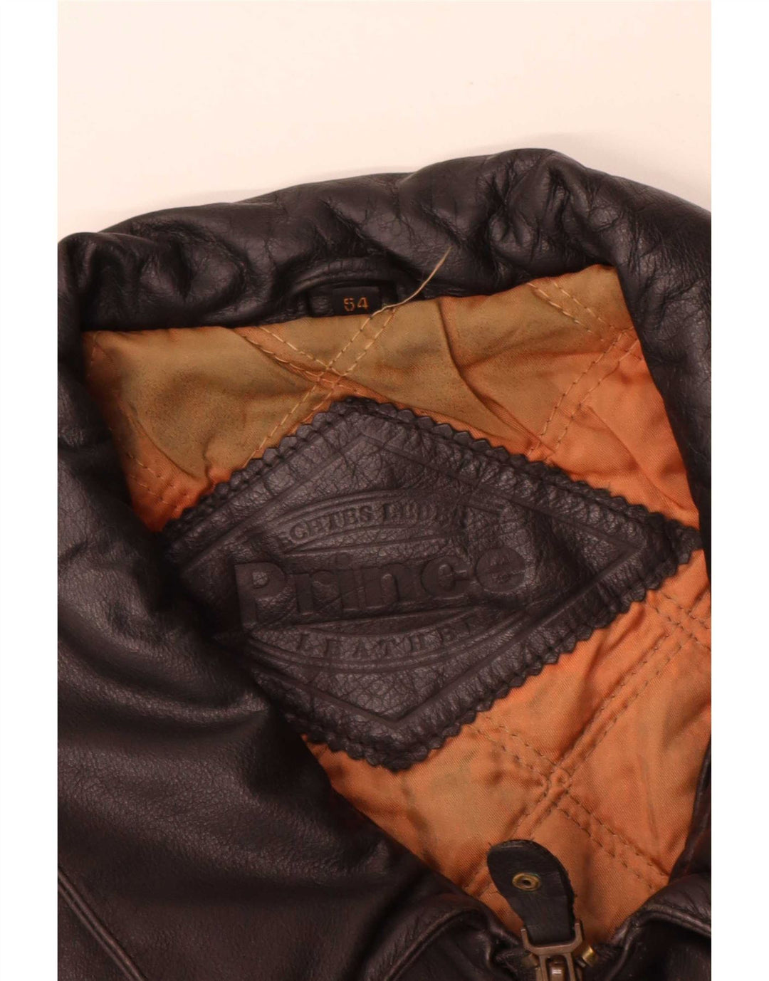 Prince Herren Lederweste IT 54 2XL Schwarz
