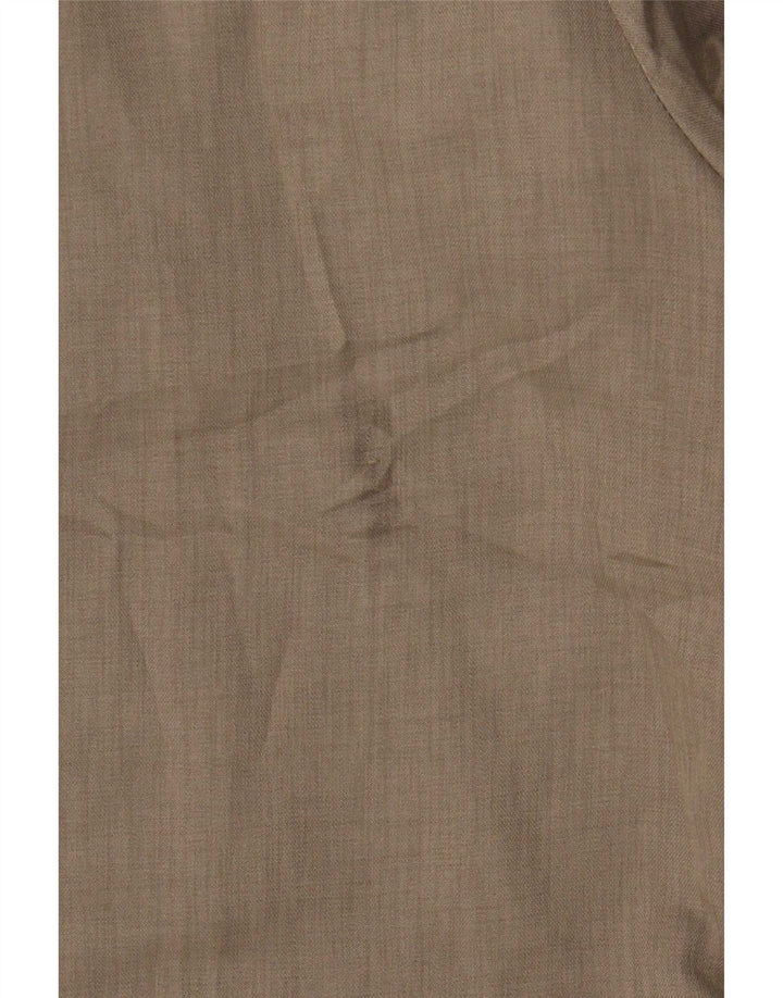 Gerade Herren-Anzughose von Marks & Spencer, W38, L31, Beige, Polyester