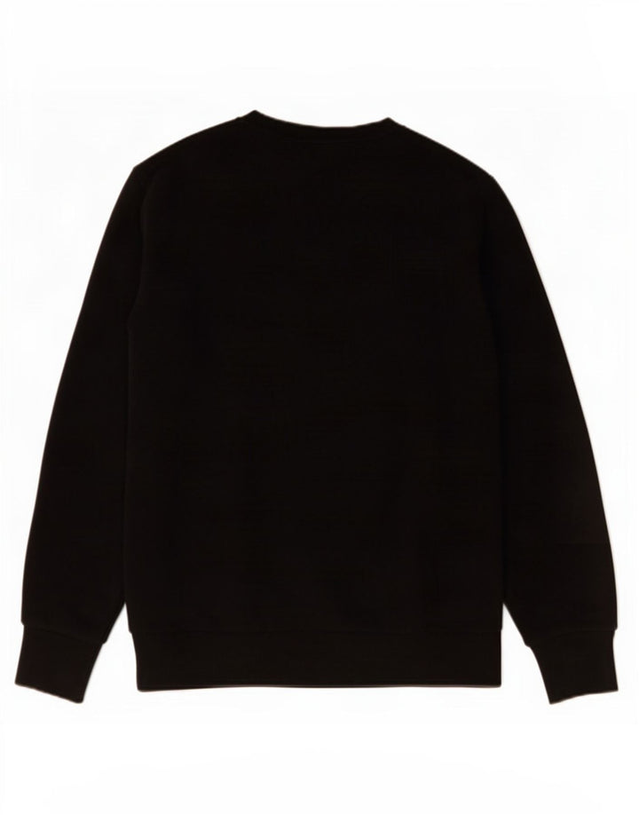 Superdry Herren-Sweatshirt-Pullover, große schwarze Baumwolle