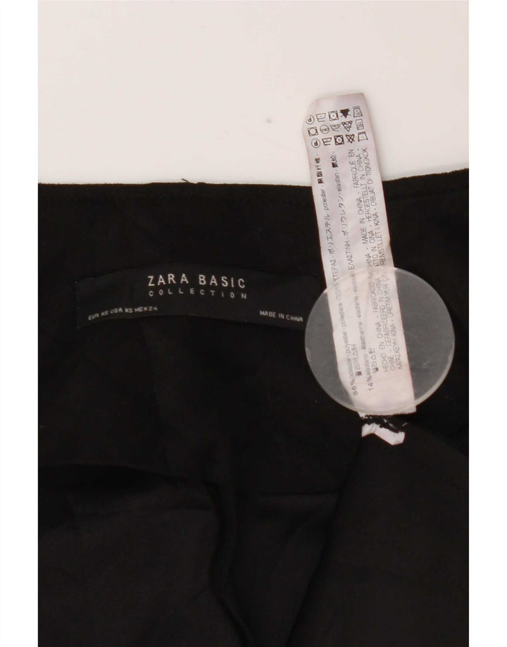 Zara Damen-Blazer, übergroß, 3/4-Ärmel, offen, Gr. 6, XS, Schwarz, Polyester