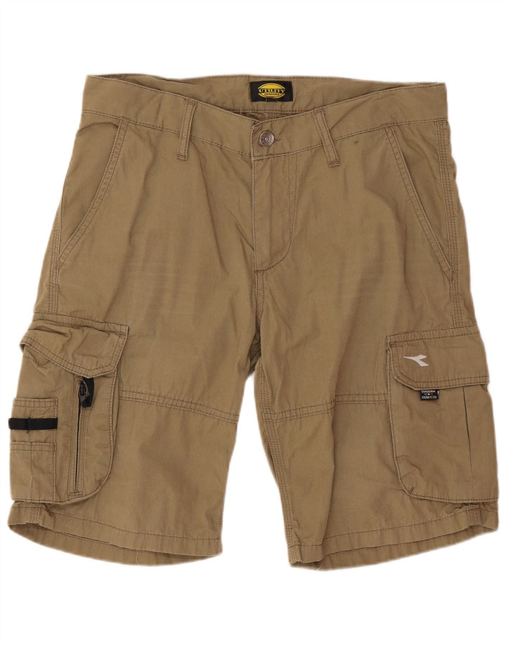 Diadora Herren Cargoshorts Medium W32 Khaki Baumwolle