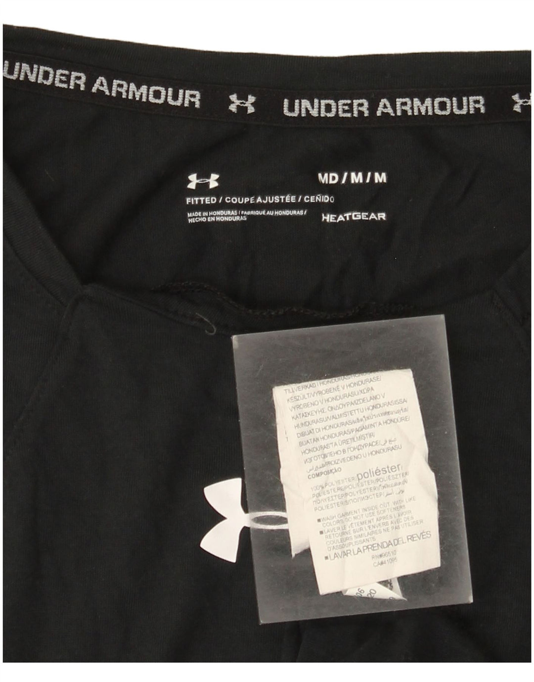 Under Armour Herren Tailliertes Grafik-Weste-Oberteil Mittelschwarzes Polyester