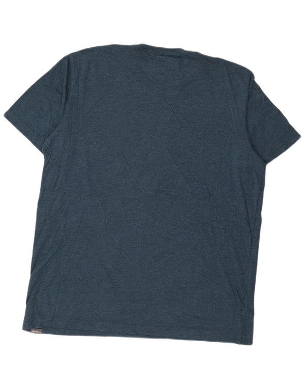 EDDIE BAUER Herren T-Shirt Top XL Blau Baumwolle