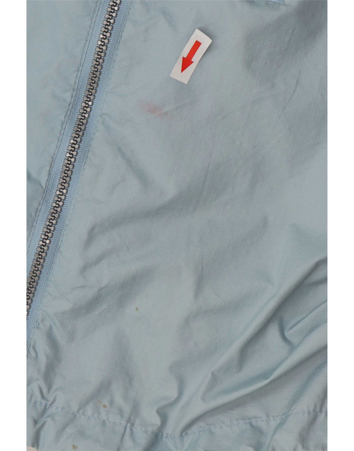 Murphy & Nye Herren-Regenjacke mit Kapuze, UK 40, Größe L, Blau, Polyamid