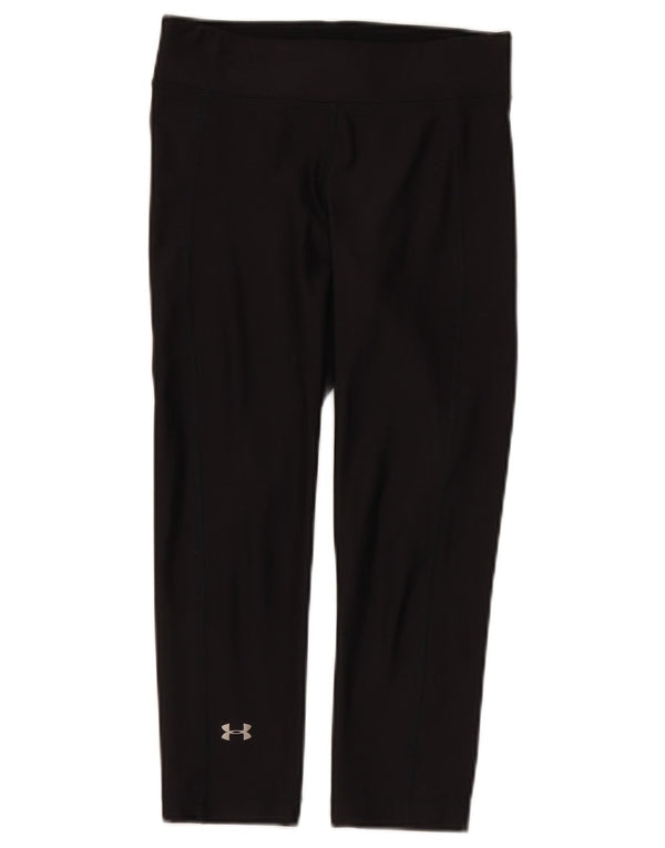 Under Armour Damen Capri-Leggings UK 10 Small Schwarz