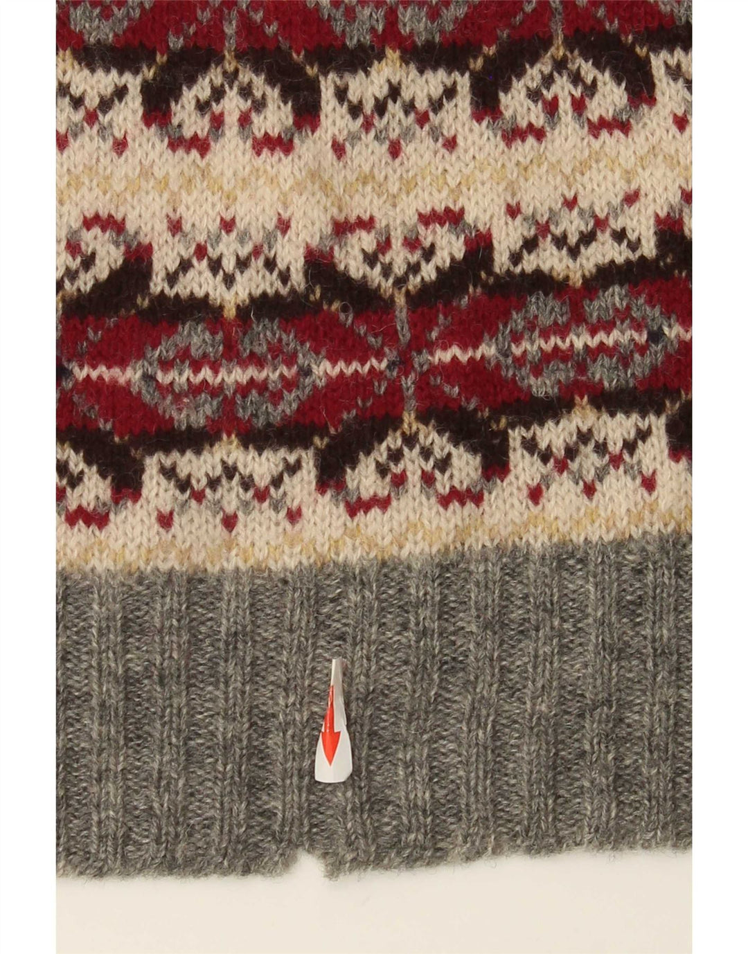 Vintage Herren-Pullover mit Rundhalsausschnitt, mittelgroß, mehrfarbig, klassisch