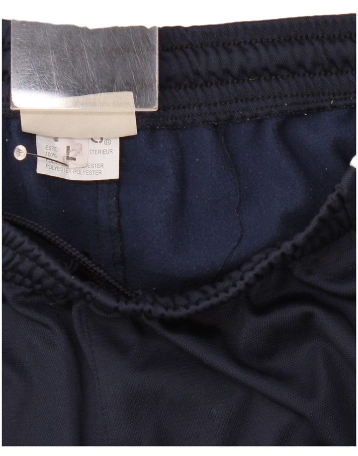 Asics Herren-Trainingshose, groß, marineblau, Farbblock-Polyester