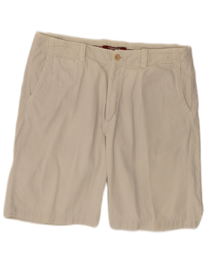Carrera Herren Chino Shorts IT 52 XL W36 Beige Baumwolle