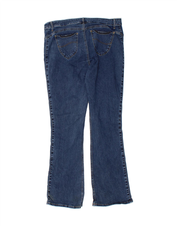 LEE Womens Slim Bootcut Jeans US 18 2XL W38 L31 Blue Cotton Vintage Lee and Second-Hand Lee from Messina Hembry 
