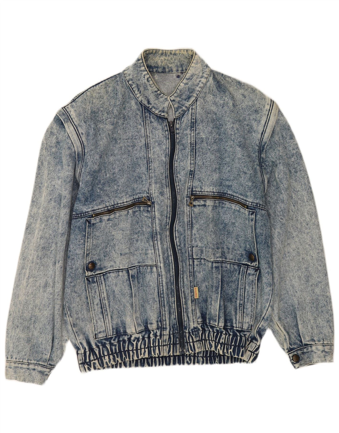 Vintage Herren Jeansjacke UK 40 Groß Blau