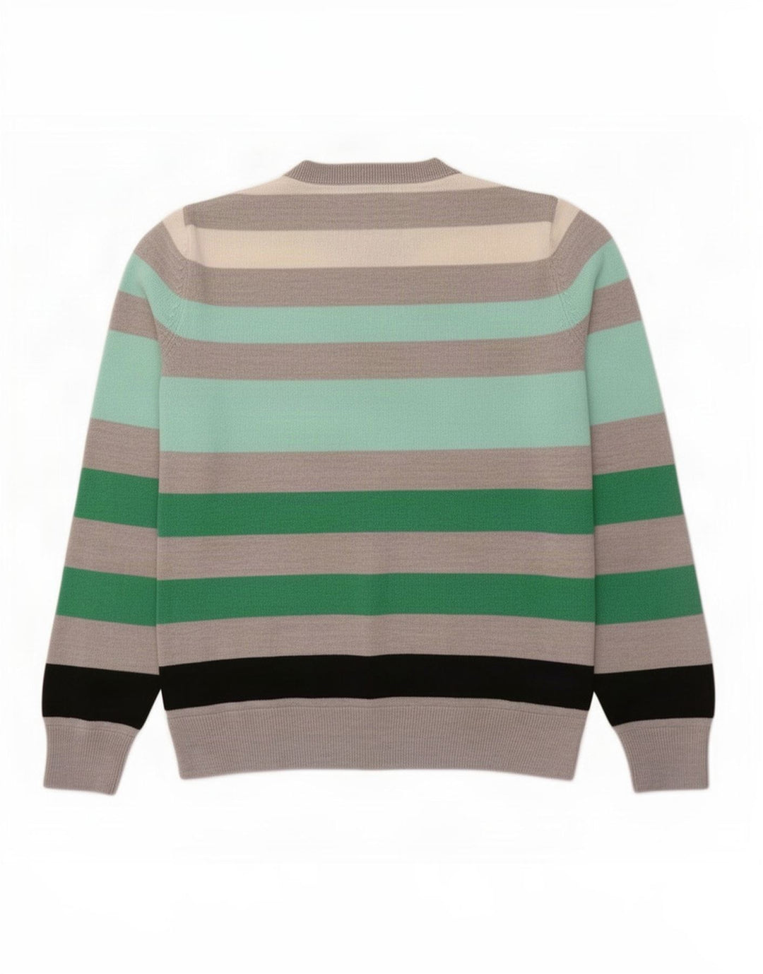 Marks & Spencer Damen-Pullover mit Rundhalsausschnitt, Gr. 10, Größe S, mehrfarbig