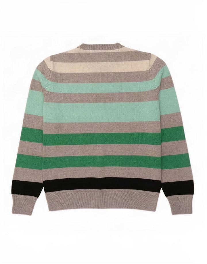 Marks & Spencer Damen-Pullover mit Rundhalsausschnitt, Gr. 10, Größe S, mehrfarbig