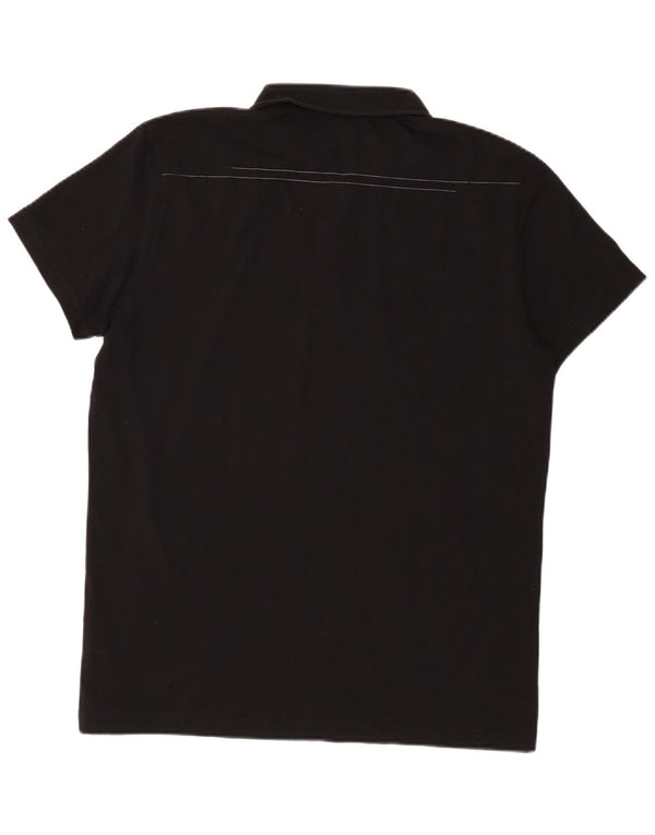 CALVIN KLEIN JEANS Herren Poloshirt 2XL Schwarz Baumwolle
