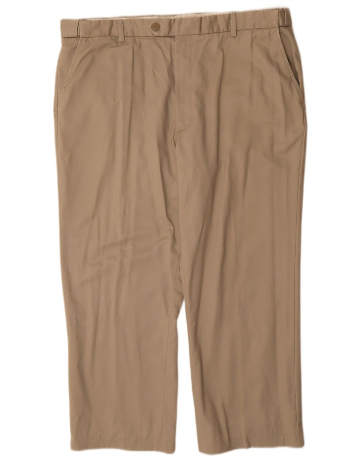 Marks & Spencer Herren Blue Harbour Straight Anzughose W42 L29 Beige