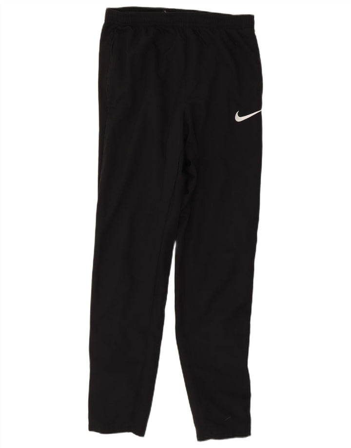 Nike Damen Dri Fit Trainingshose UK 10 Small Schwarz Polyester
