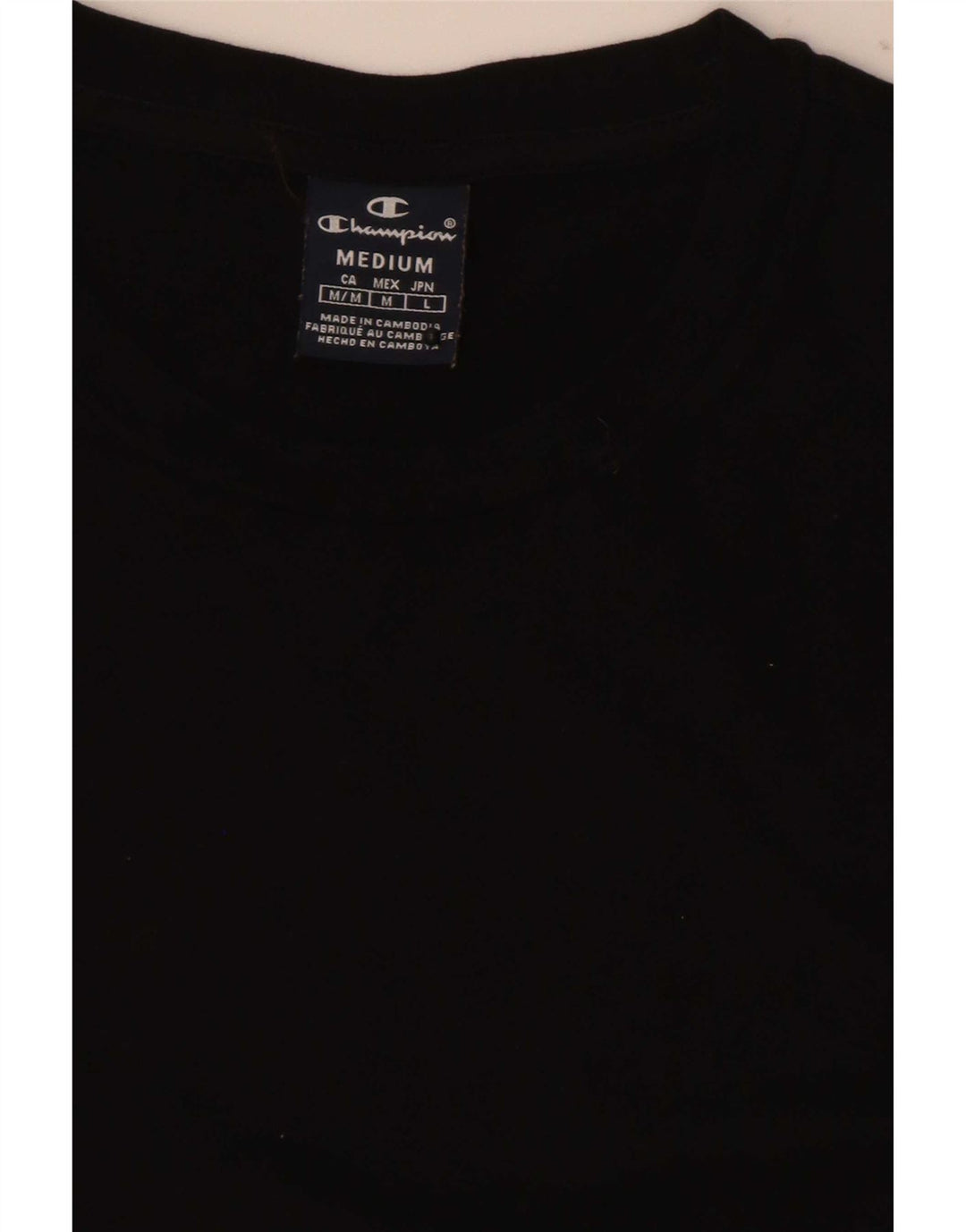 Champion Herren-T-Shirt mit Grafik, mittelgroß, Schwarz, Farbblock