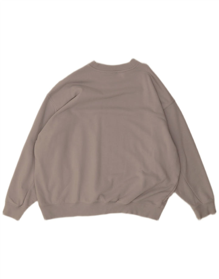 Adidas Damen-Sweatshirt in Übergröße, Gr. 10, Größe S, Grau, Baumwolle
