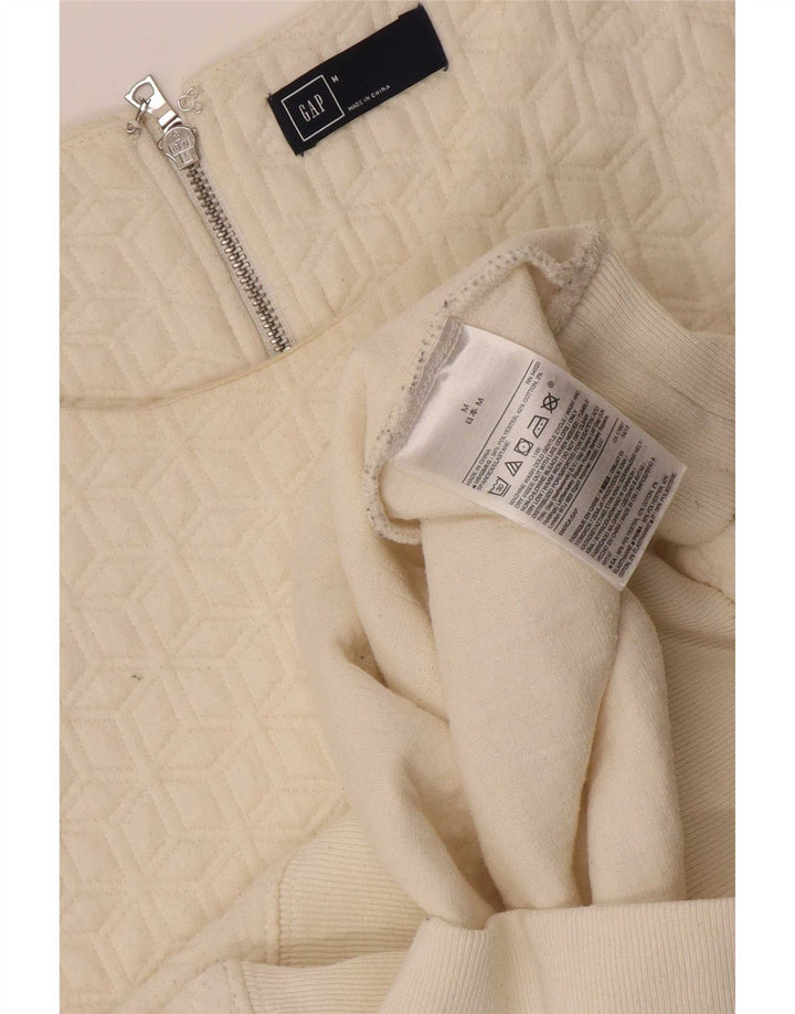 Gap Damen-Sweatshirtpullover UK 14 Medium Beige Polyester