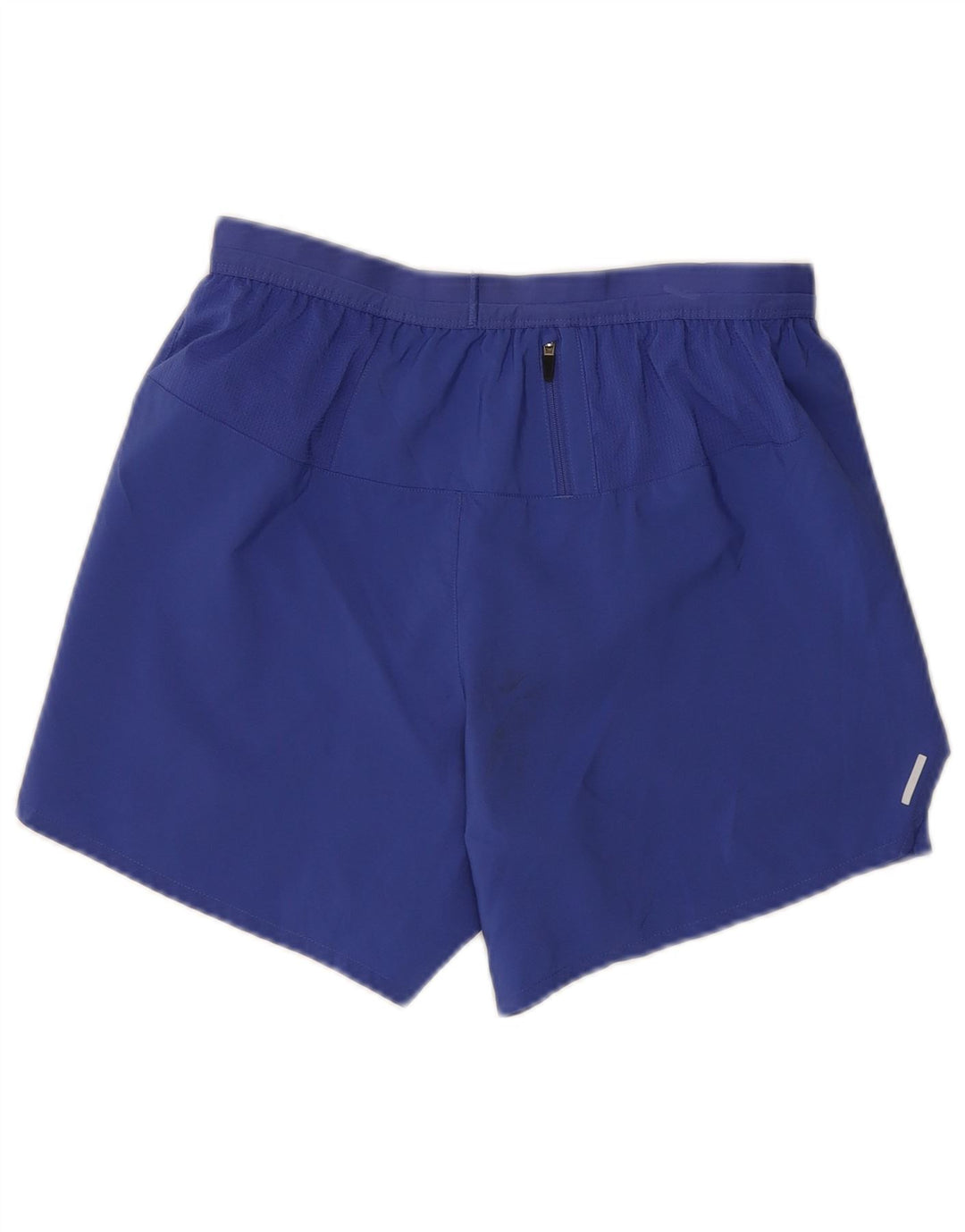 NIKE Damen Dri Fit Sport Shorts UK 12 Mittelblaues Polyester