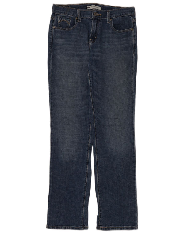 Levi's Damen 505 Straight Jeans US 6 Medium W28 L32 Marineblau Baumwolle