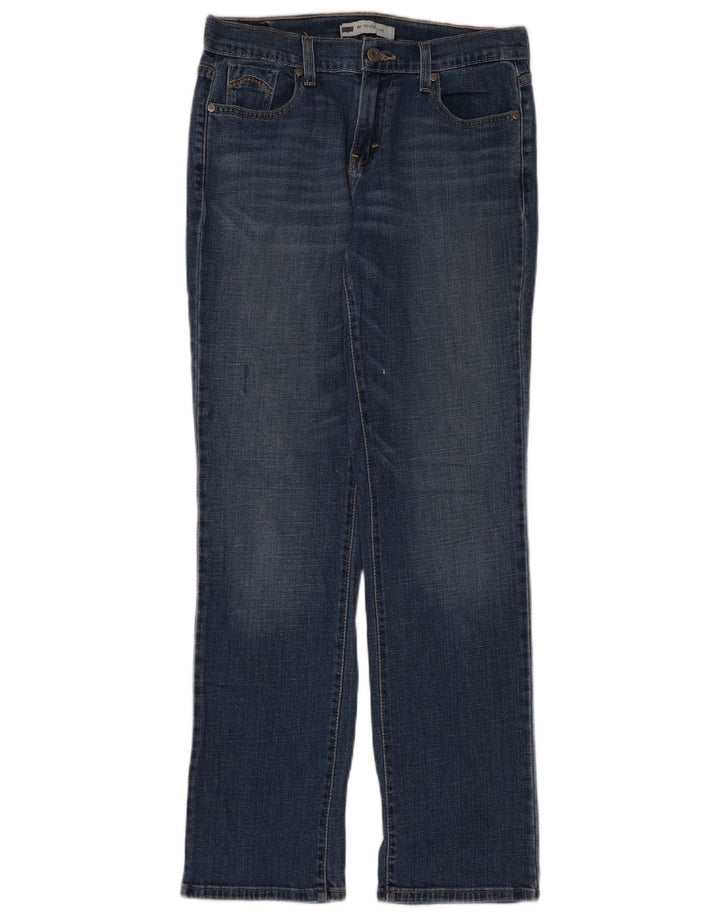 Levi's Damen 505 Straight Jeans US 6 Medium W28 L32 Marineblau Baumwolle