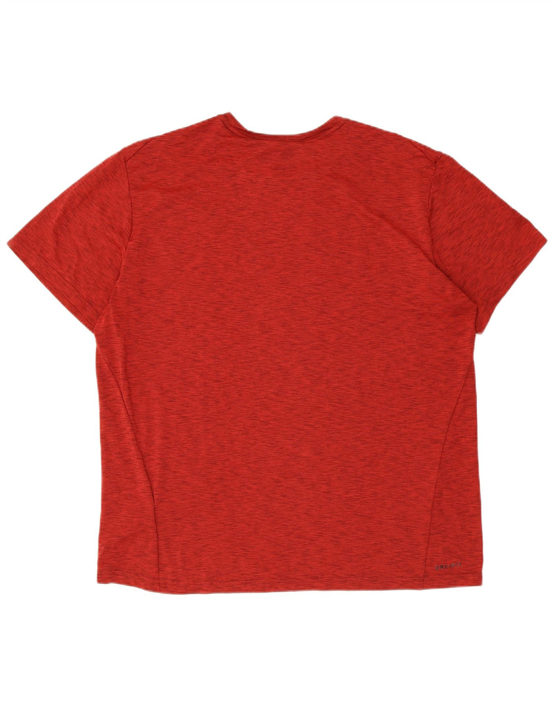 Nike Herren Dri Fit T-Shirt Top XL Rot meliertes Polyester