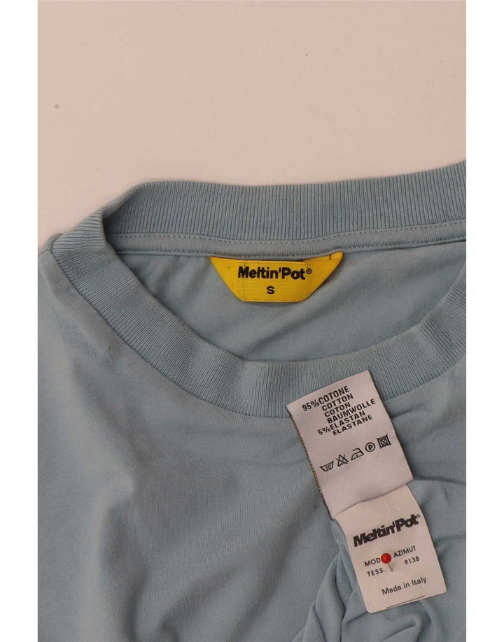 Meltin' Pot Herren-T-Shirt, normal, Größe S, Blau, Baumwolle