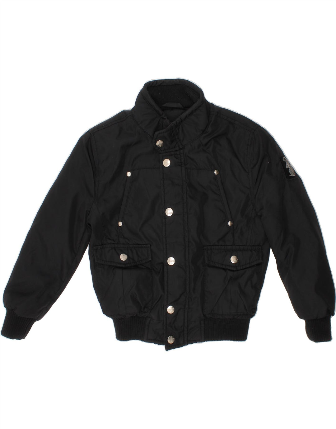 REFRIGIWEAR Boys Bomber Jacket 3-4 Years Black Nylon Vintage Refrigiwear and Second-Hand Refrigiwear from Messina Hembry 