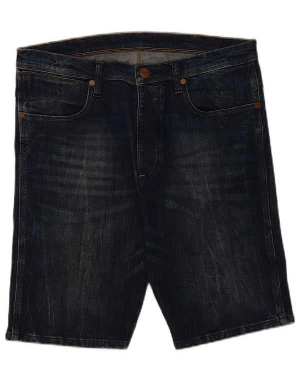 Wrangler Mens Kurt Denim Shorts W32 Medium Blue Cotton