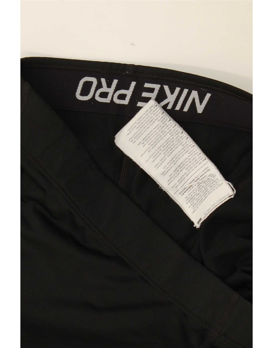 Nike Womens Graphic Leggings UK 12 Mittelschwarzes Polyester